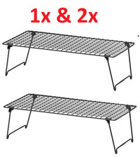 New IKEA GREJIG Shoe Rack Grey Foldable 58x27x17cm Durable 1x & 2x