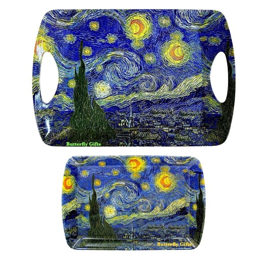 Dinner serving tray blue van - serving,