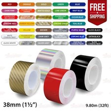 38mm 1.5" Roll PIN STRIPE Car Striping Trim Body Line TAPE Decal Vinyl Stickers