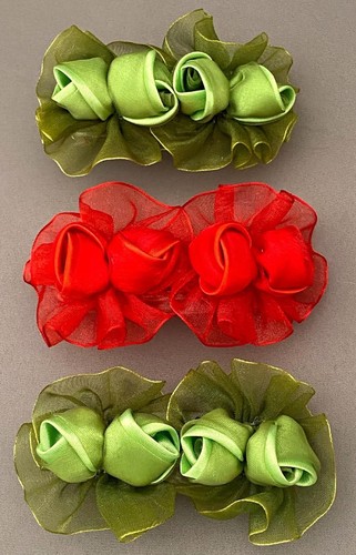 Pcs green red - 3, rose