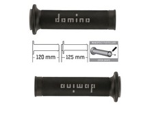 DOMINO knobs GREY BLACK 120