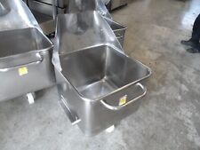 Syspal 120 L High Back Chuted Stainless Steel Tote Bin Eurobin £200 + Vat