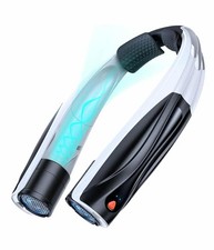 Neck Fan USB Portable Neck Fan Rechargeable Portable Cooler Neckband Bladeless~
