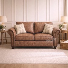 Oakley 3+2 Seater Sofa Set Tan