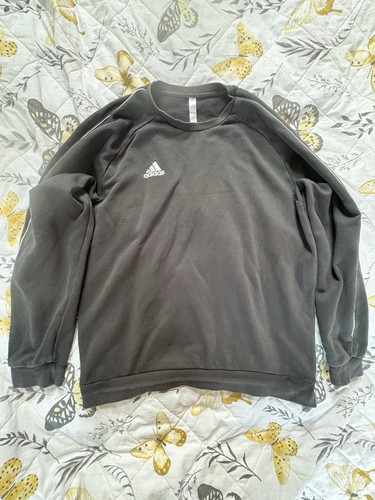 Black adidas core crewneck - black,