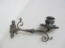 Antique brass piano candle - piano,