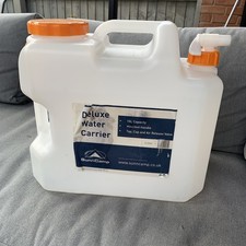 Sunncamp Deluxe Water Carrier 18 Litre Moulded Handle Tap Cap Air Release Valve