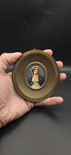 Antique miniature portrait - antique,