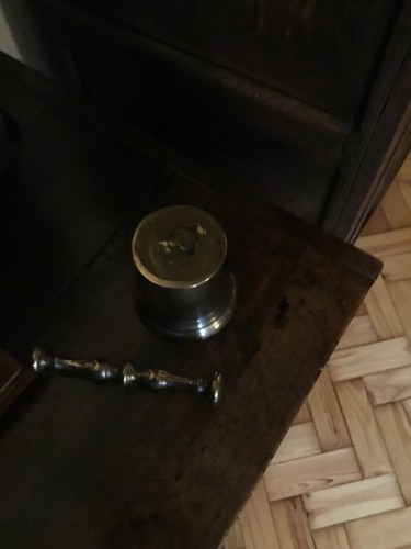 Brass pestle mortar - pestle,