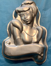 Vintage Wilton Cinderella Cake Pan - Walt Disney Princess Metal Baking Tin