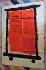Paul Klee- Rare Original 1971