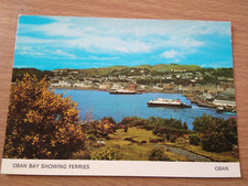 Vintage postcard Oban bay