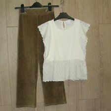 Zara Girls Brown Cord Trousers