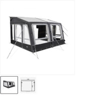 Kampa Dometic Grande Air 390 +Air Annexe Pro Tall + fitted carpet