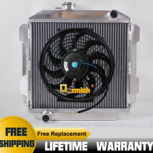 Alu polished radiator - polished, radiator+12"fan
