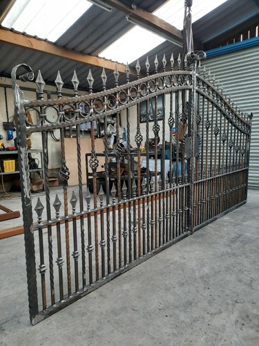 Wrought iron driveway - wrought,