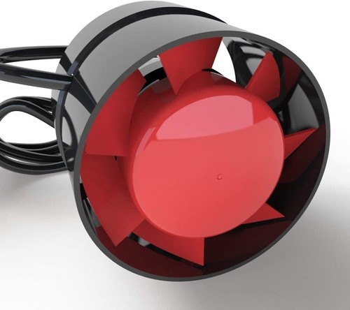 100mm inline extraction fan - inline,