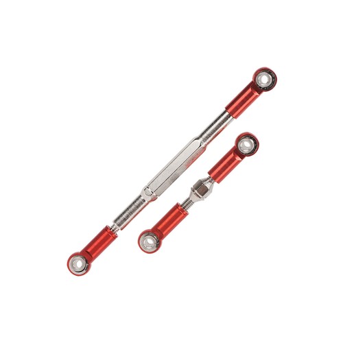 Red steering pull rod - red,