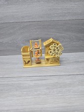 Wooden Music Box Teddy Bear