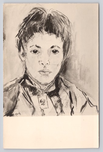 Portrait young boy sketch - portrait,