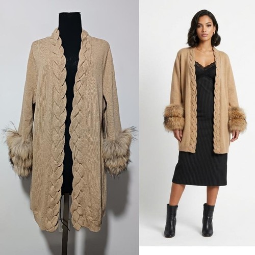 Women basler sweater - sweater, beige