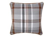 Tartan Check Cushion Covers 100% Cotton Regular 18 inch or Large 24 inch Covers