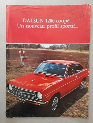 Datsun 1200 coupe leaflet - datsun,