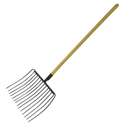 Muck out stable hay fork - muck,