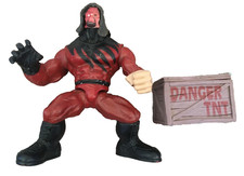 KANE WWF JAKKS MAXIMUM SWEAT TNT BOX WWE FIGURE NO MASK