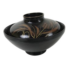 Japanese Lacquer Wood Lidded
