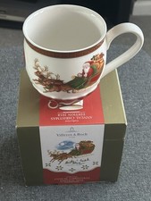Boxed Villeroy & Boch Santa With Sleigh Annual Christmas Edition Mug 2018 Vgc