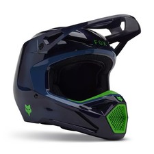 Fox Racing V1 Taunt Helmet MX24 Motocross Off-Road Navy Green