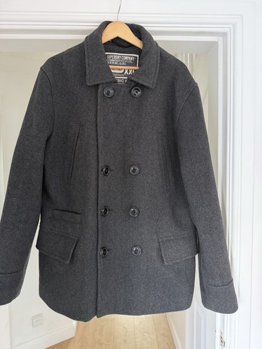 Superdry peacoat size xxl nwt - superdry,