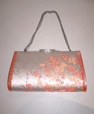 VINTAGE SILVER SILK JAPANESE