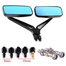 BLACK 10MM MOTORBIKE MIRRORS