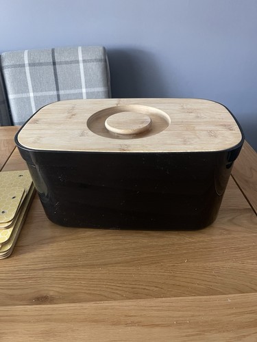 Joseph black bread bin - joseph,