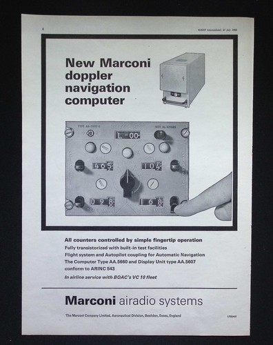 Original 1966 advert marconi - original,