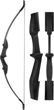 53" Archery 30lbs Recurve Takedown Bow Outdoor Hunting For Youth Adult Practice