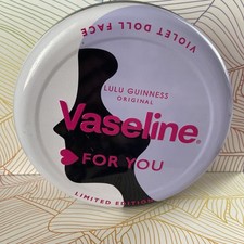 Lulu Guinness Original x Vaseline EMPTY Collectors Tin - Violet Doll Face
