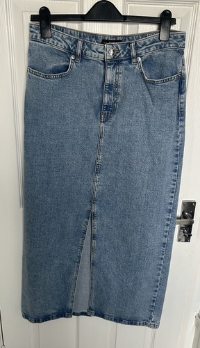 Denim maxi skirt - maxi,