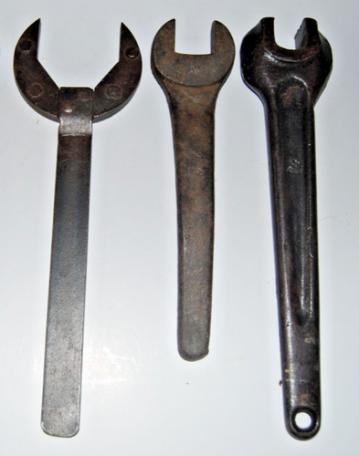 Rare antique wrench lot - antique, 3pc