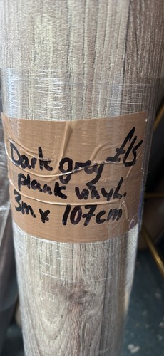 Vinyl offcut dark - dark, plank