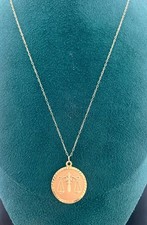 9ct Gold Libra Scales Pendant