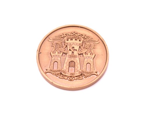 Masonic penny token mark - penny,