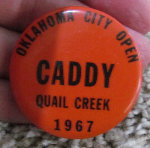 Pga tour caddy badge - caddy, badge-1967