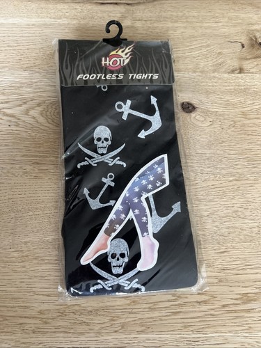 Hot footless tights pirate - footless,