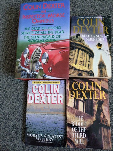 Books colin dexter - 4x,