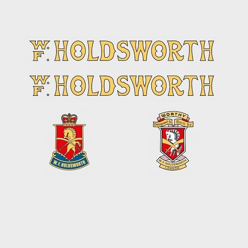 Holdsworth bicycle decals - holdsworth,