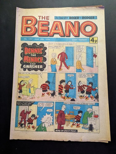 Beano comic 1757 march - no, 20th
