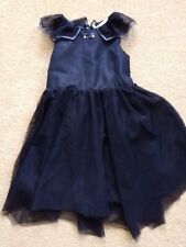 H&M Black Bat Dress Christmas Party Girls 5-6